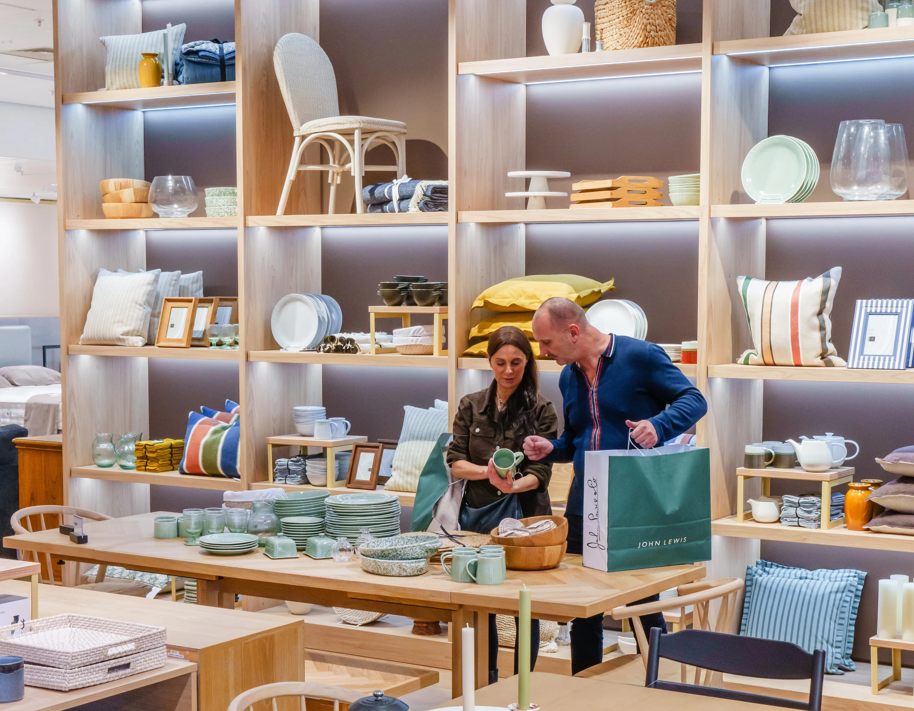 The furniture department at the new John Lewis store in Bluewater shopping centre