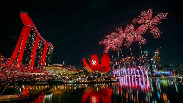 Singapore Marina Bay countdown 2026