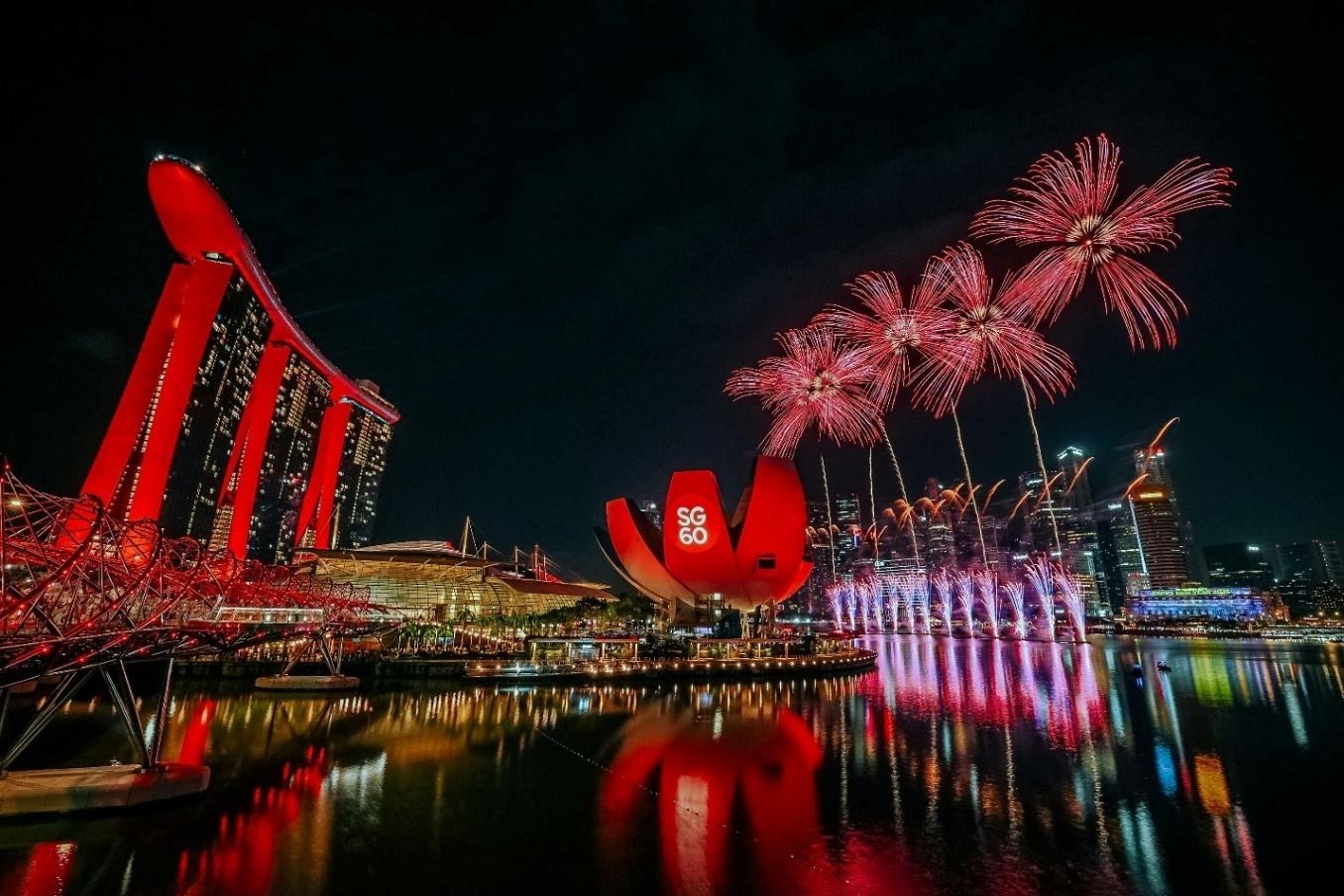 Marina Bay Countdown 2026: a month-long celebration with fireworks, art projections and live music