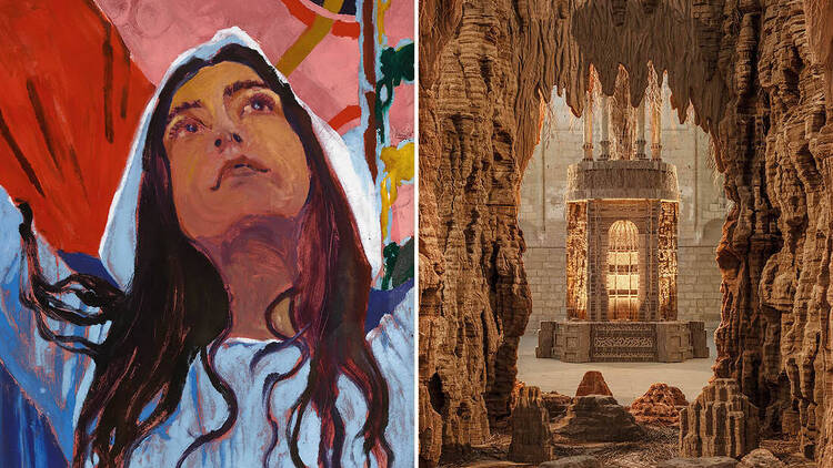 Plonger dans les univers oniriques et sensibles d'Eva Jospin et Claire Tabouret au Grand Palais