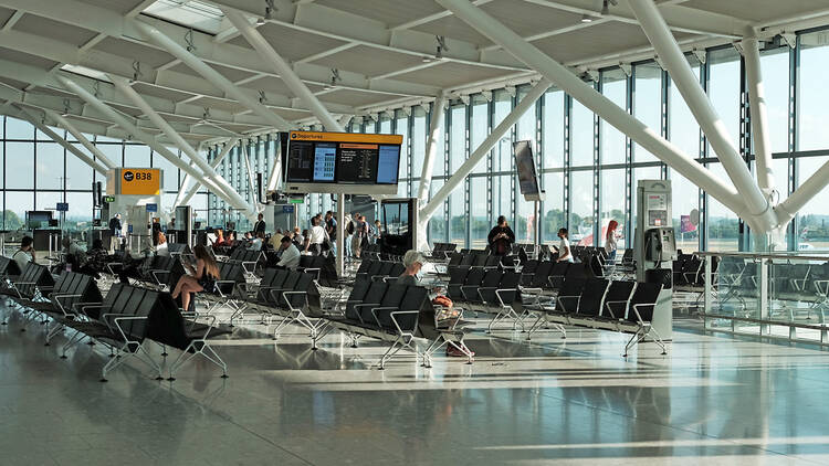 Airport seating at London Heathrow