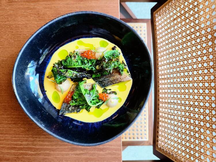 A cada duas semanas, há um novo prato da estação para provar no Bistrô by Vila Foz