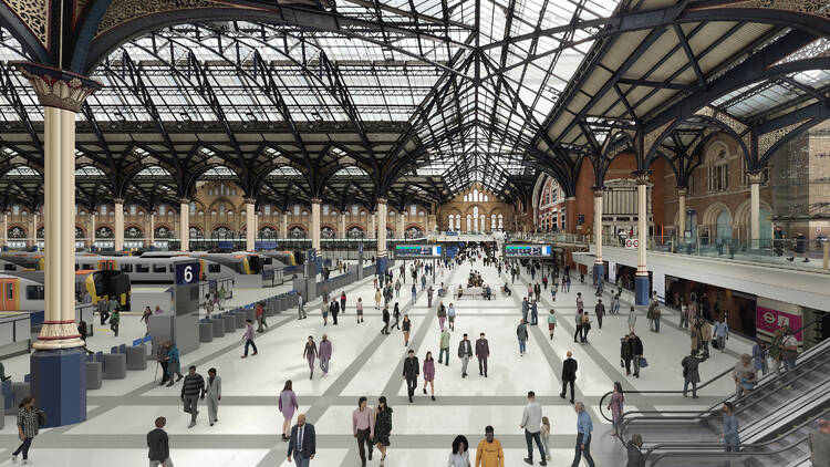 Liverpool Street Station trainshed redesign Liverpool Street Station trainshed redesign