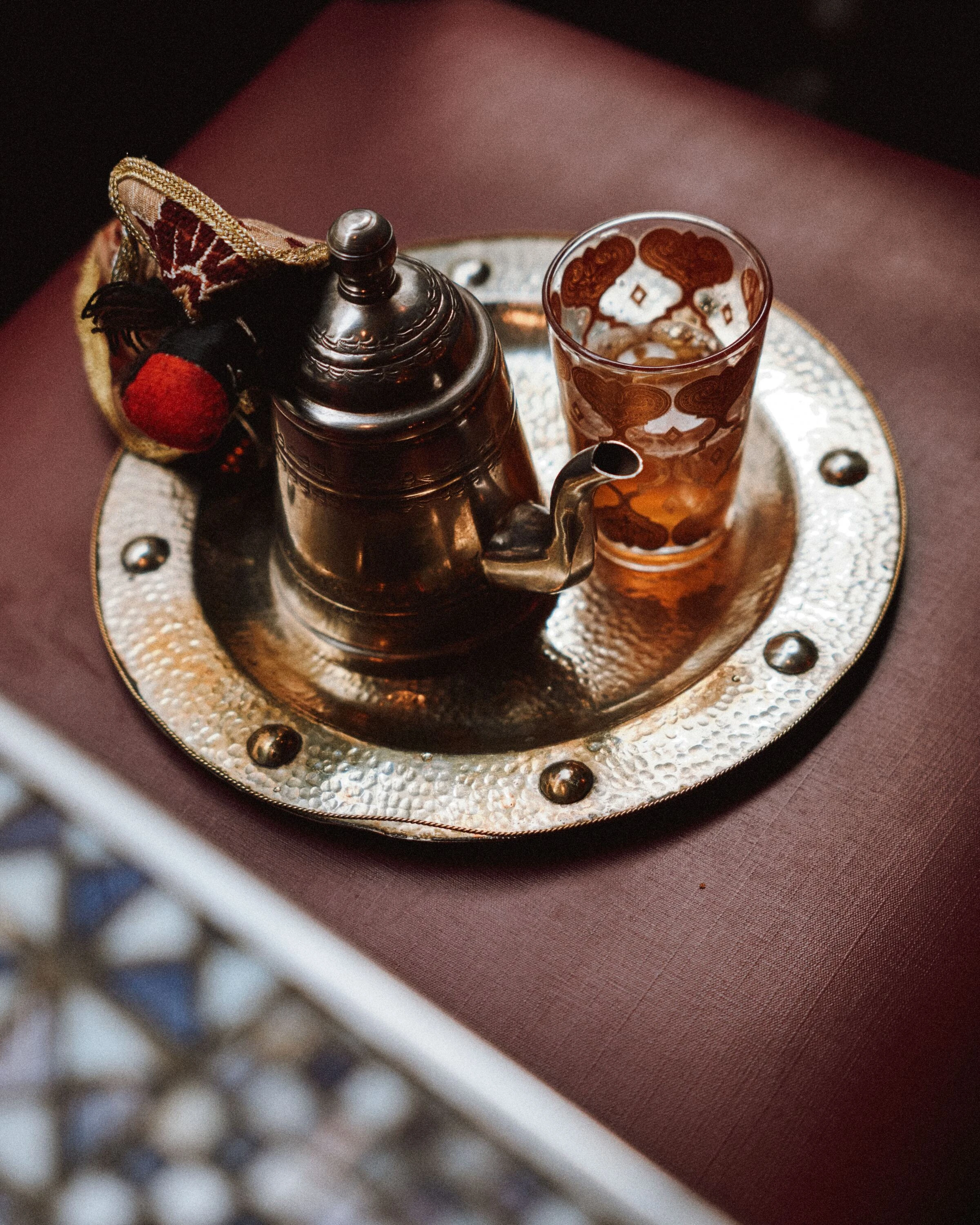 Th&eacute; &agrave; la menthe