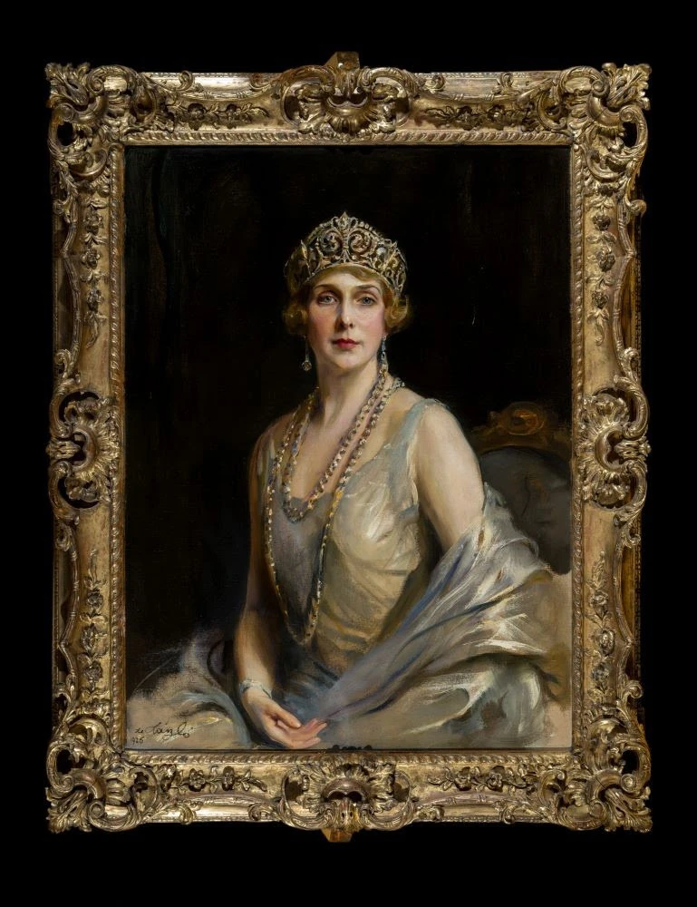 Victoria Eugenia. Philip Alexius L&aacute;szl&oacute; de Lombos (1926). Colecci&oacute;n particular