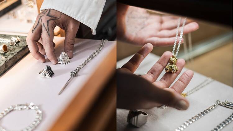 Piezas de joyería de Cruzada joyería