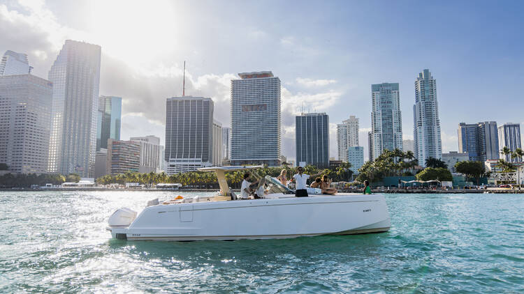 Boat on Sydney Harbour
