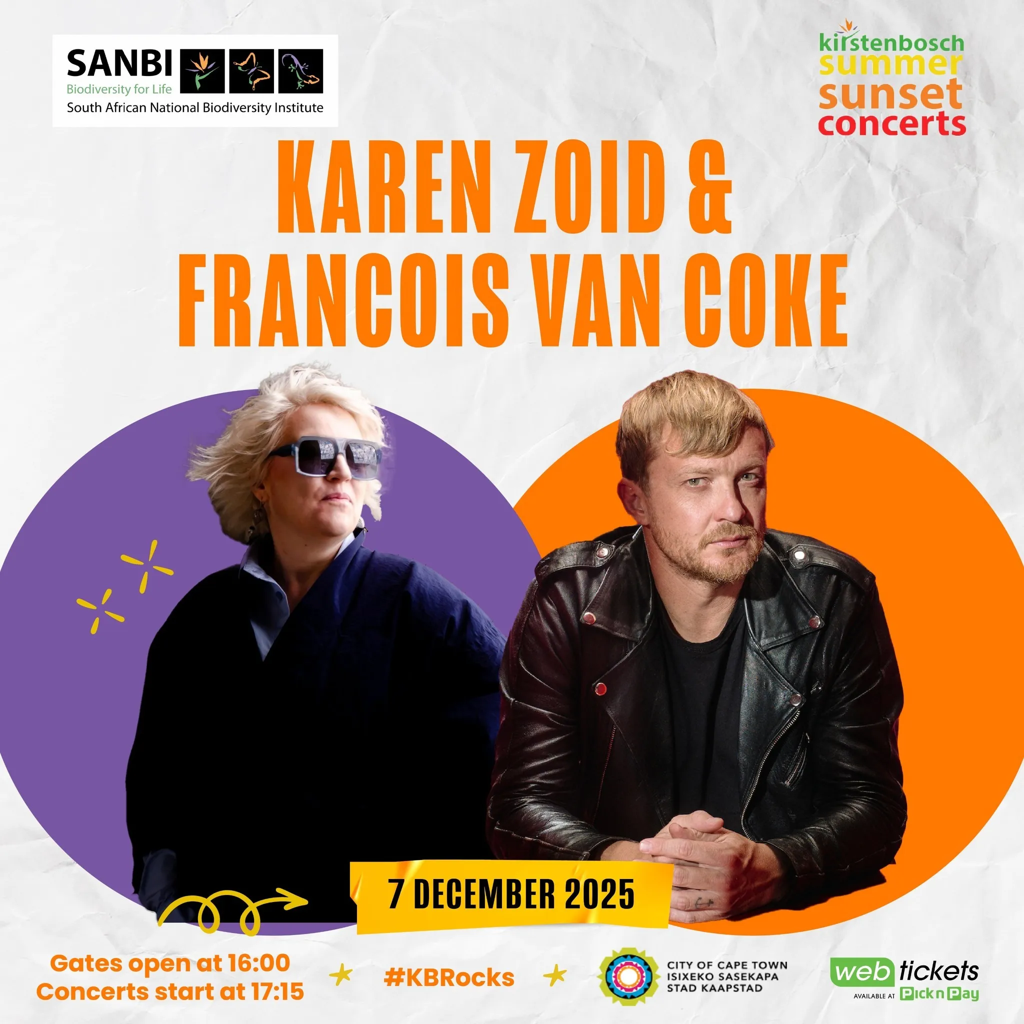 Francois van Coke and Karen Zoid