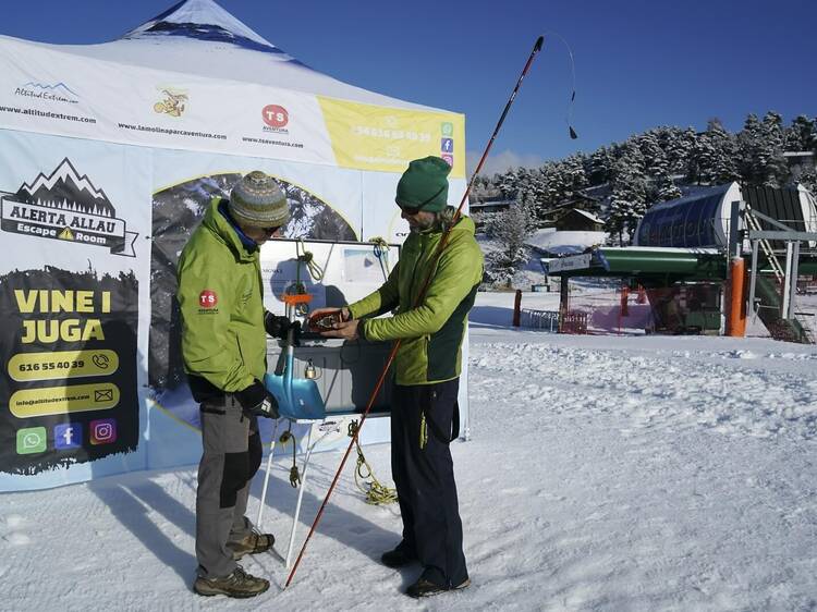 Escape room a una estació d’esquí