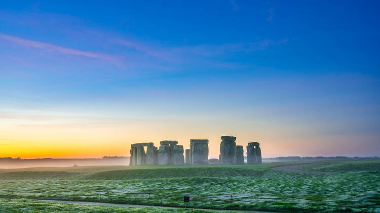 Stonehenge in winter, England Stonehenge in winter, England