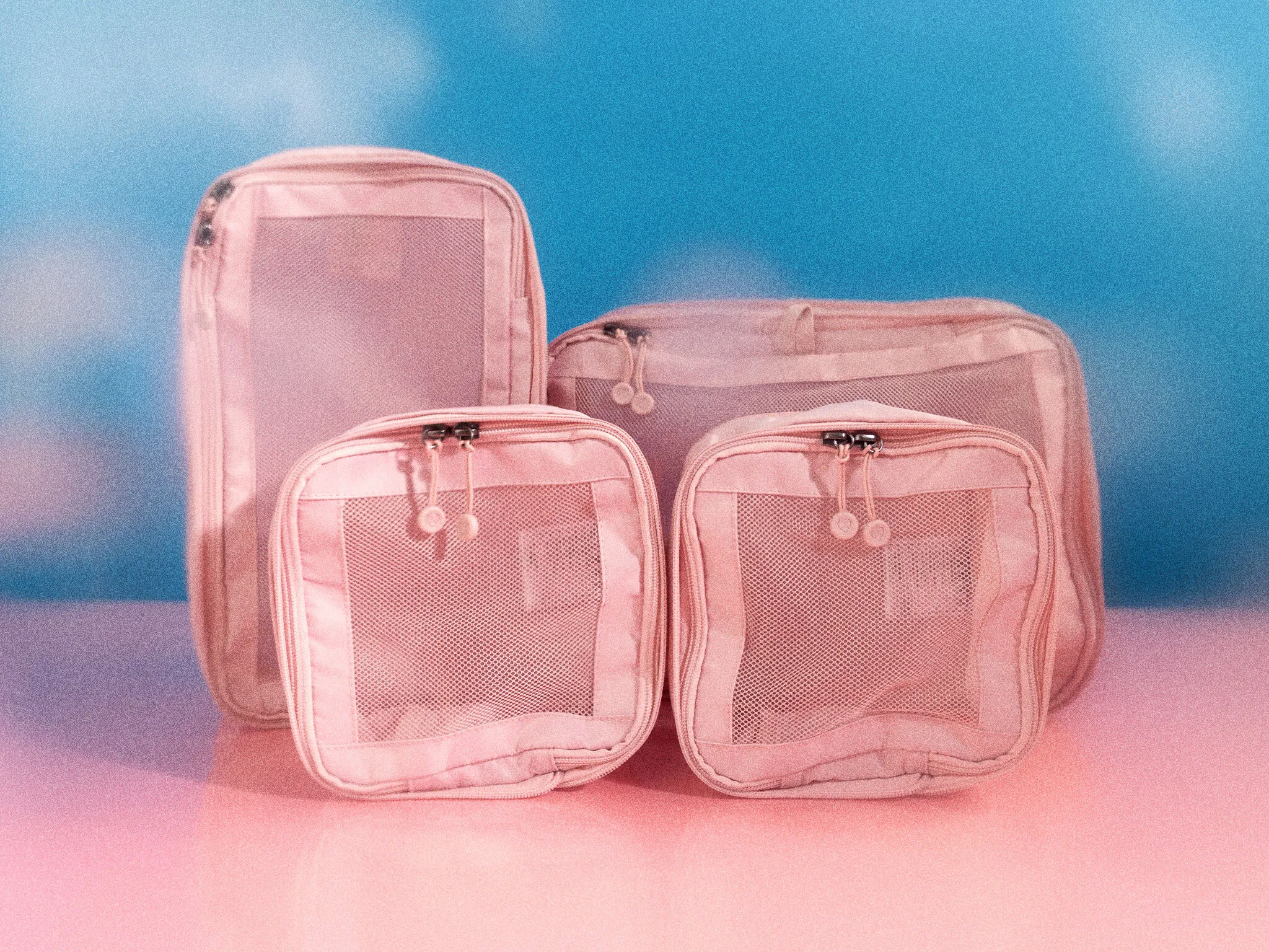 Antler pink packing cubes