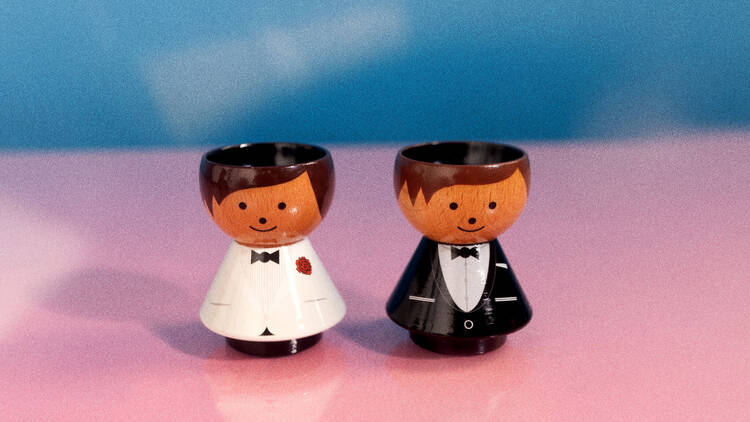 James Bond egg cups
