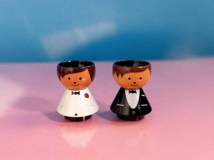James Bond egg cups
