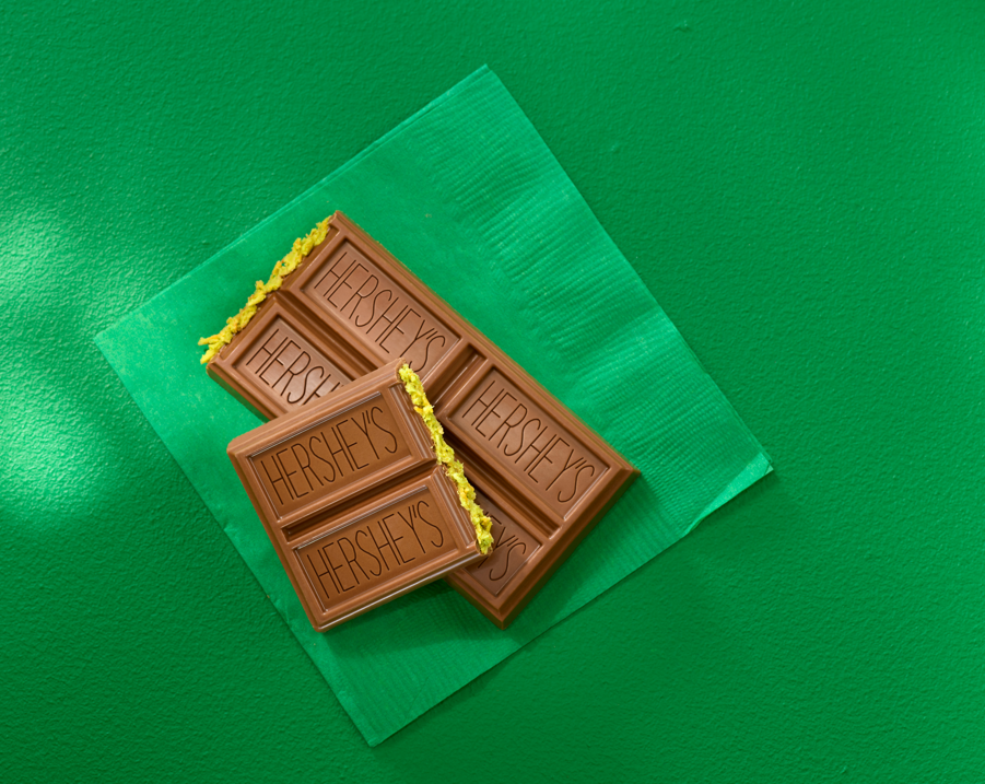 You can try Hershey's Dubai-inspired chocolate bar only in NYC this week