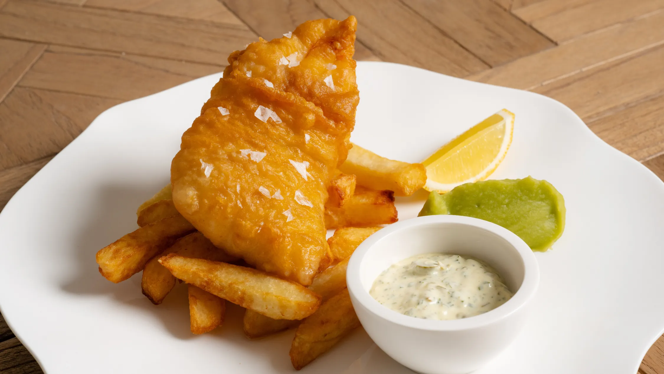 Fish and chips at Rick Stein at Coogee Beach