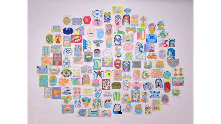 開館30周年記念 MOTコレクション マルチプル_セルフ・ポートレイト 中西夏之 池内晶子 —弓形とカテナリー