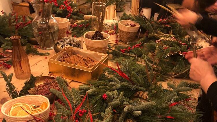 Saturday 13: Christmas Wreath Workshop