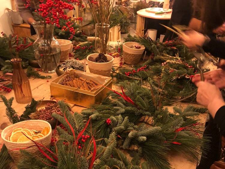 Saturday 13: Christmas Wreath Workshop