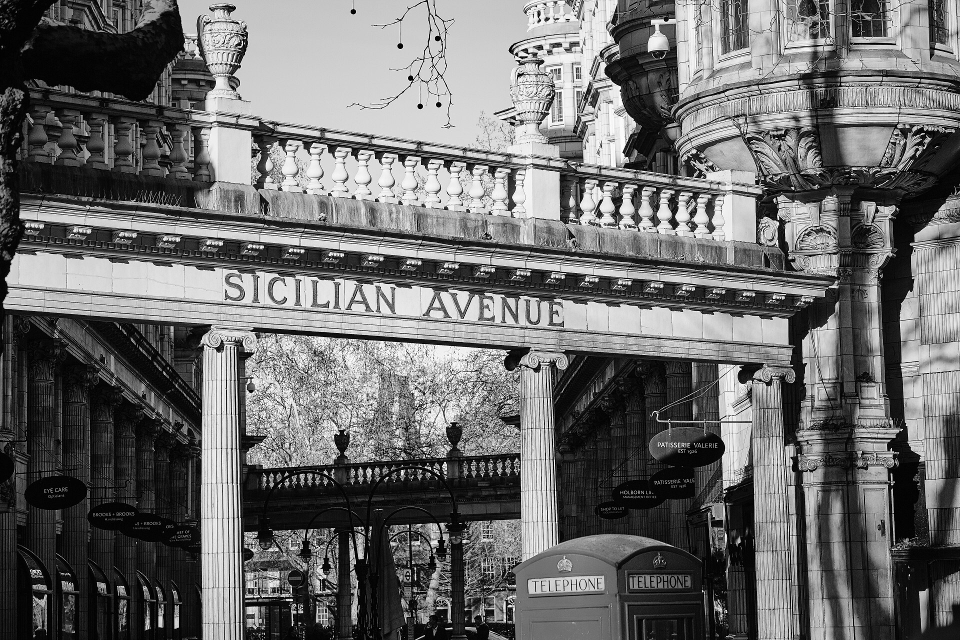 The restored Sicilian Avenue in London