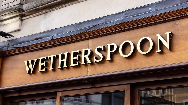 Wetherspoon pub in Cardiff, UK