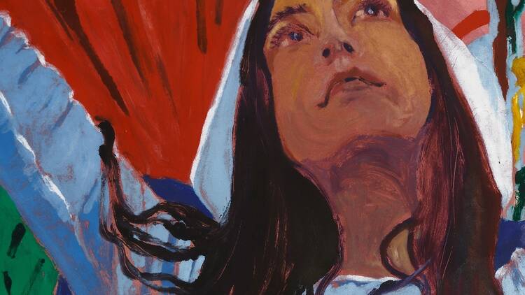 Les nouveaux vitraux de Notre-Dame, créés par Claire Tabouret, s’exposent au Grand Palais avant leur installation