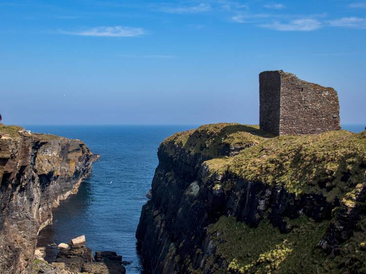 This dramatic historic seaside castle in Scotland has reopened to the public