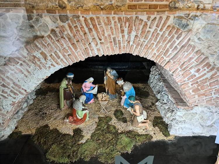 Belén en la estación de Ópera