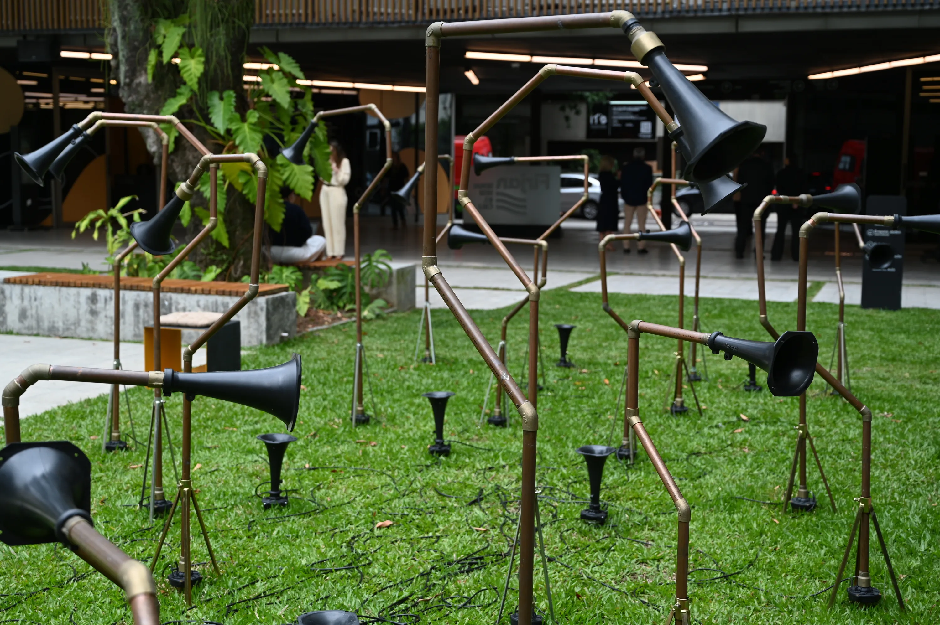 Instalação do Novas Frequências na Casa Firjan