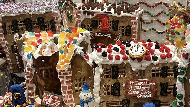 Gingerbread houses A village of gingerbread houses