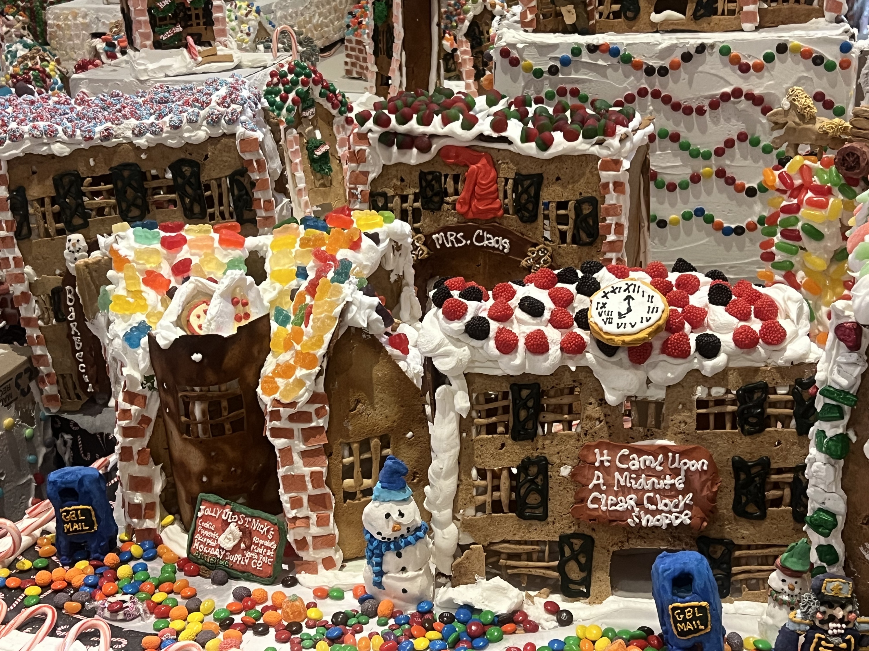See the world's largest gingerbread village in Chelsea this month