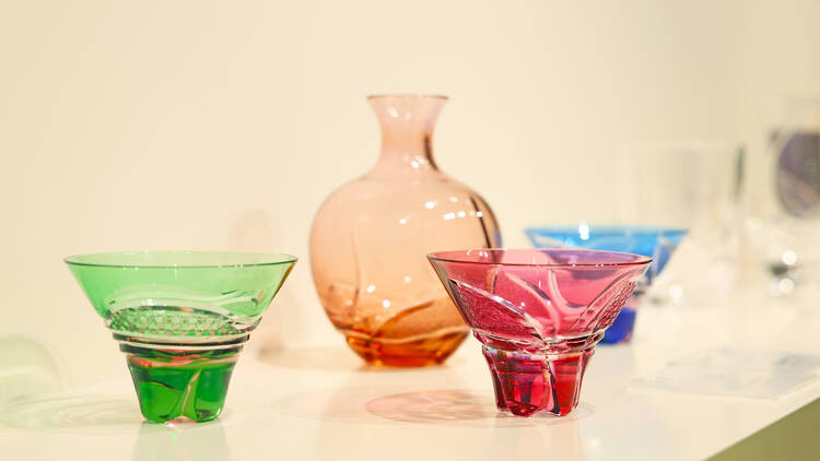 Marvel at the ingenuity and precision of Edo Kiriko cut glass art