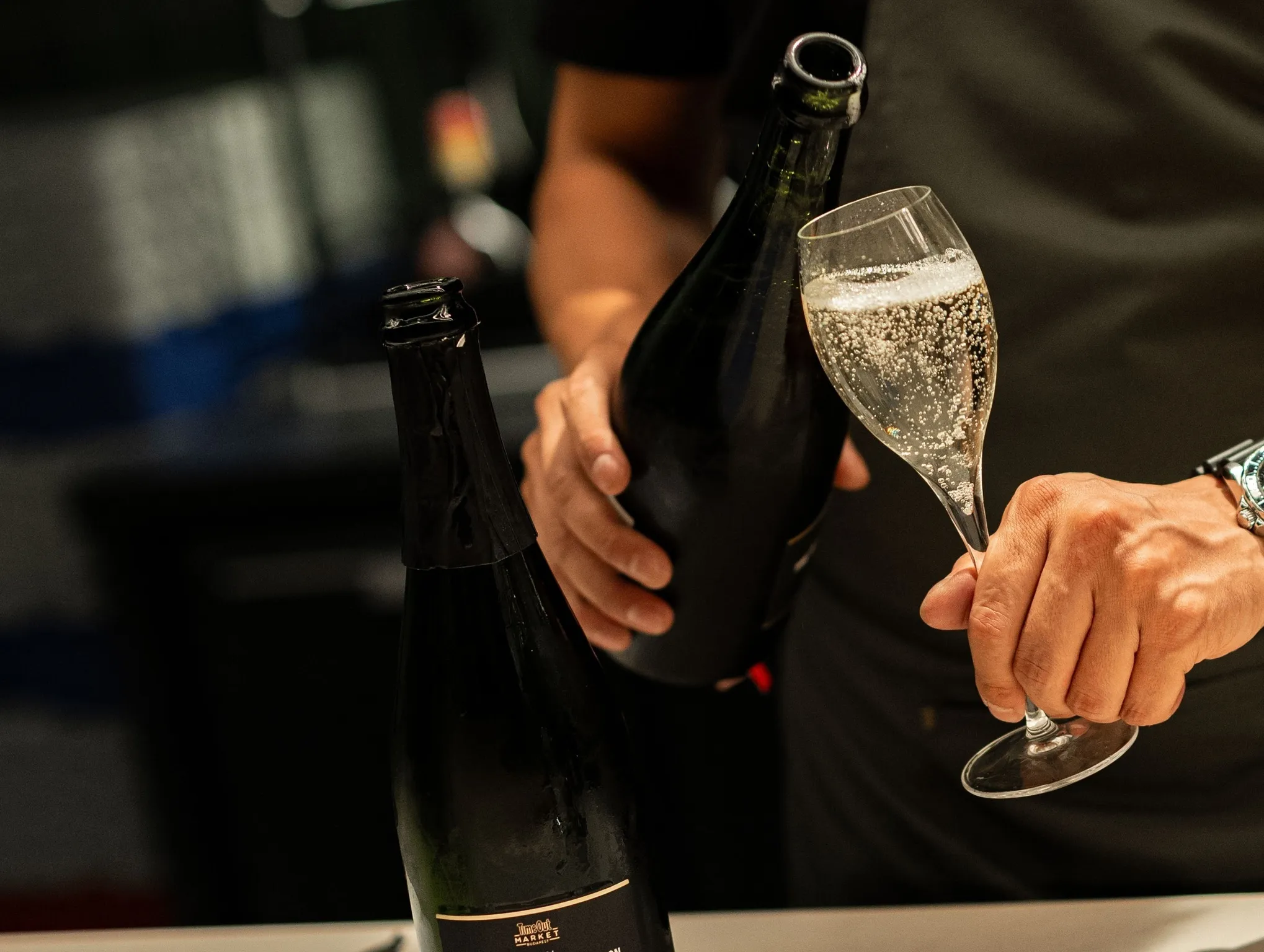 Pezsgő Time Out Market Budapest