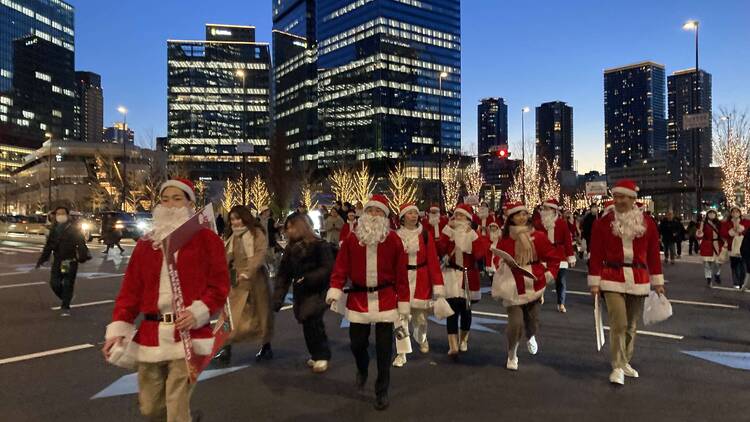 Grand Santa Parade in Umekita 2025 Grand Santa Parade in Umekita 2025