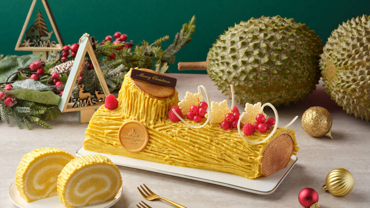 Mao Shan Wang Log Cake, Goodwood Park Hotel Mao Shan Wang Log Cake, Goodwood Park Hotel