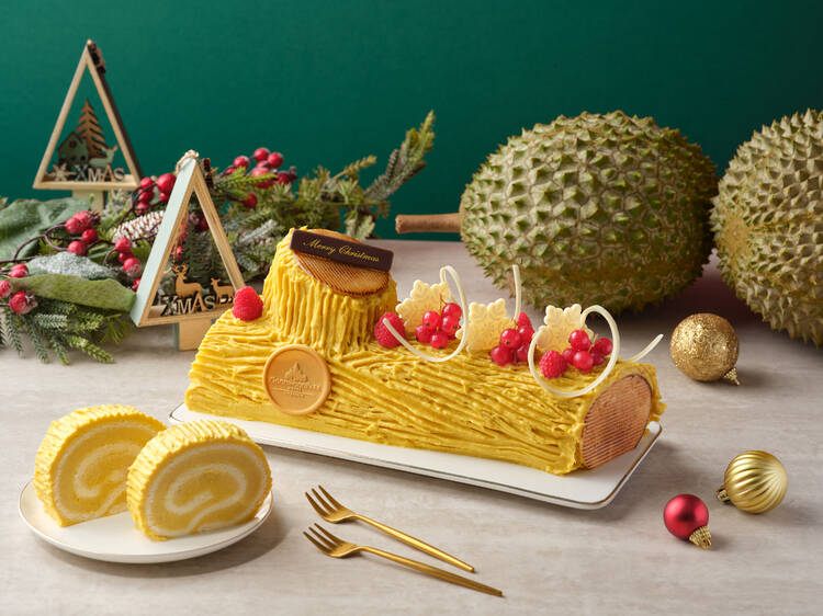 Mao Shan Wang Log Cake, Goodwood Park Hotel Mao Shan Wang Log Cake, Goodwood Park Hotel