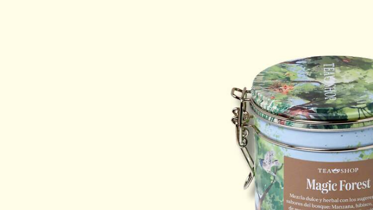 Lata de chá da Tea Shop