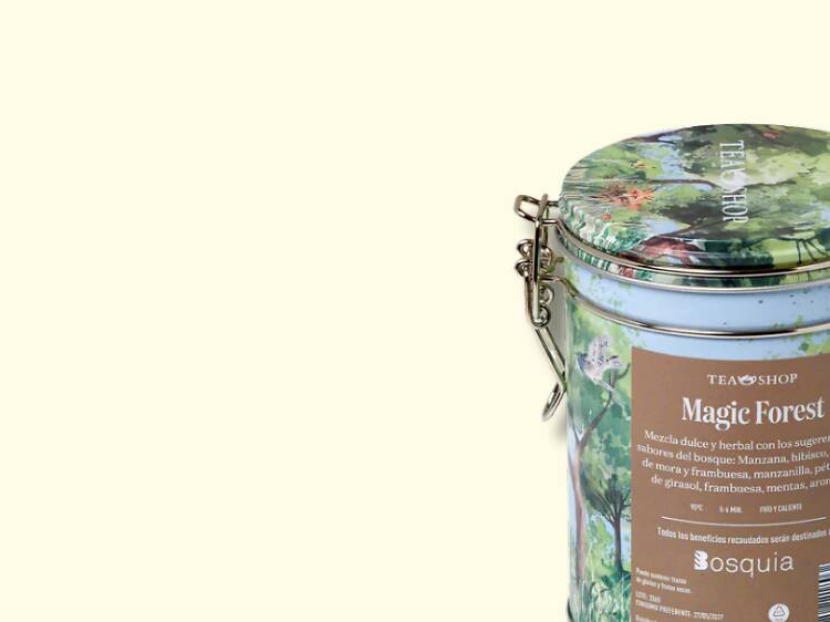 Lata de chá da Tea Shop
