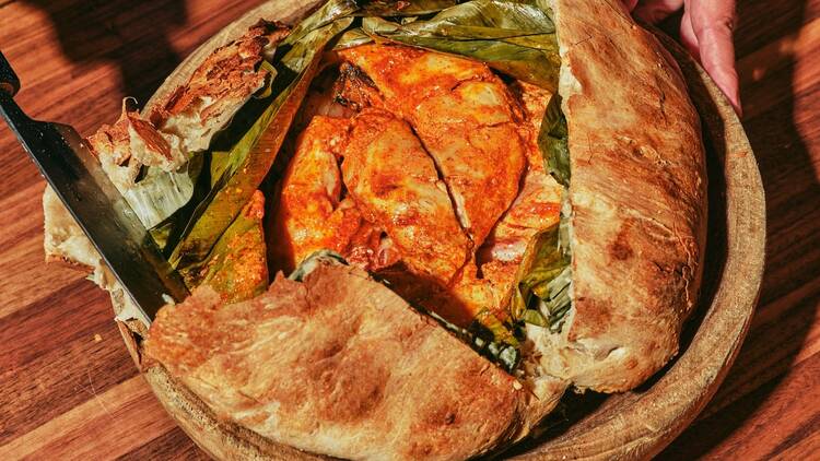 Adda Atta Murg dish at Adda