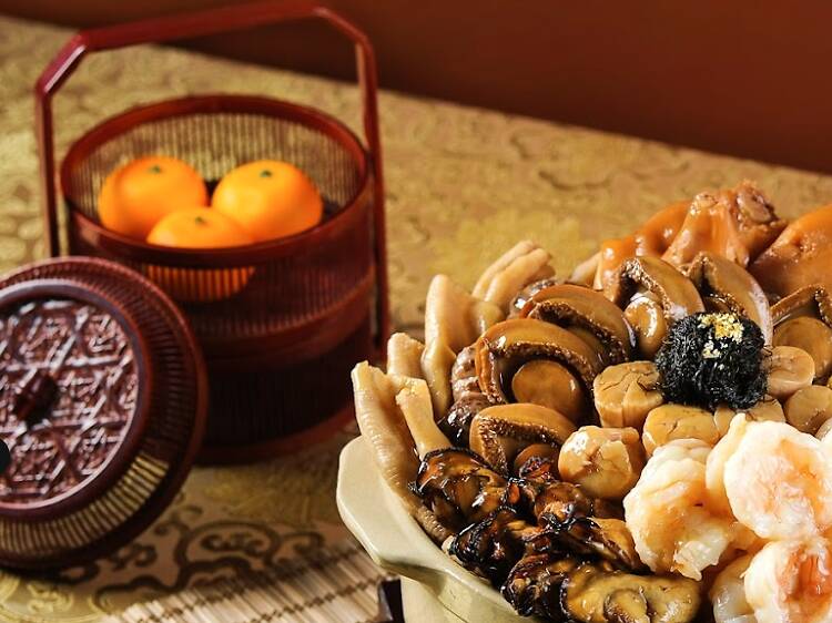 盆菜推介2026｜天外天七頭南非鮑魚盆菜