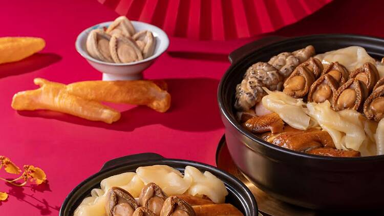 盆菜推介2026｜明閣（灣仔）足料鮑魚花膠筒