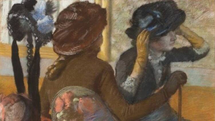 'En la sombrerería', de Edgar Degas (Museo Thyssen). 'En la sombrerería', de Edgar Degas (Museo Thyssen).