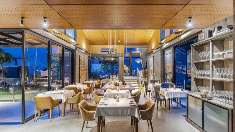 Spicers Sangoma Retreat Fancy dining room at night