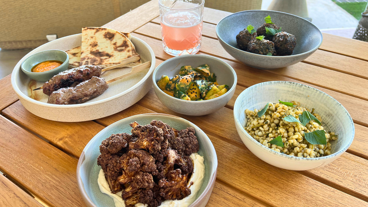 Spicers Sangoma Retreat Lunch spread