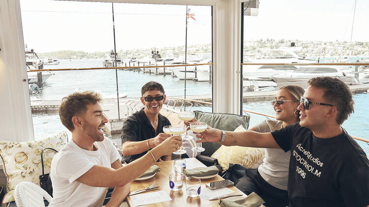 Maldon Salt Margarita Tour Friends drinking Margaritas