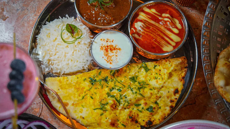 Bombay Bloomers The thali at Bombay Bloomers