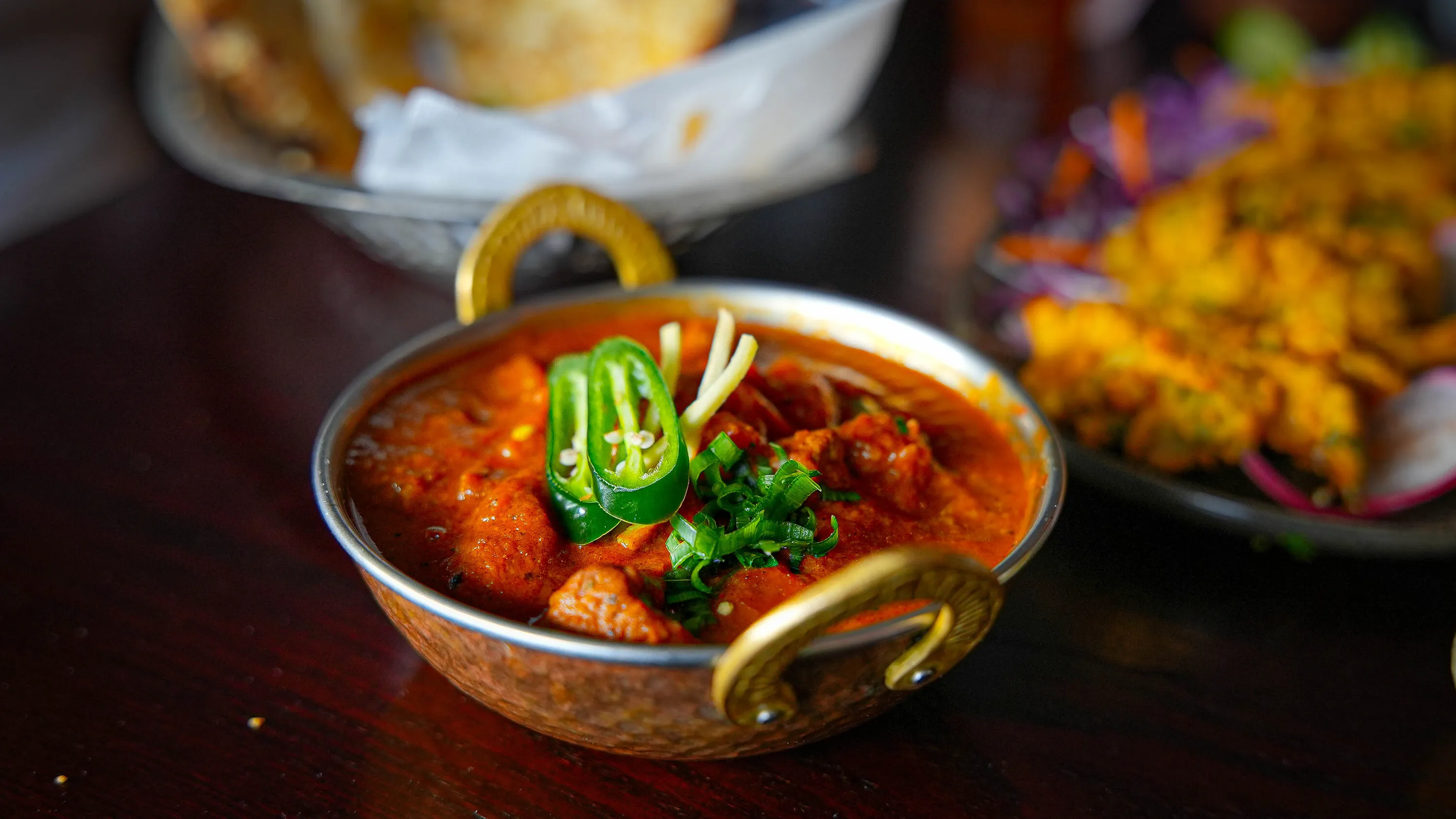 A curry at Bombay Bloomers