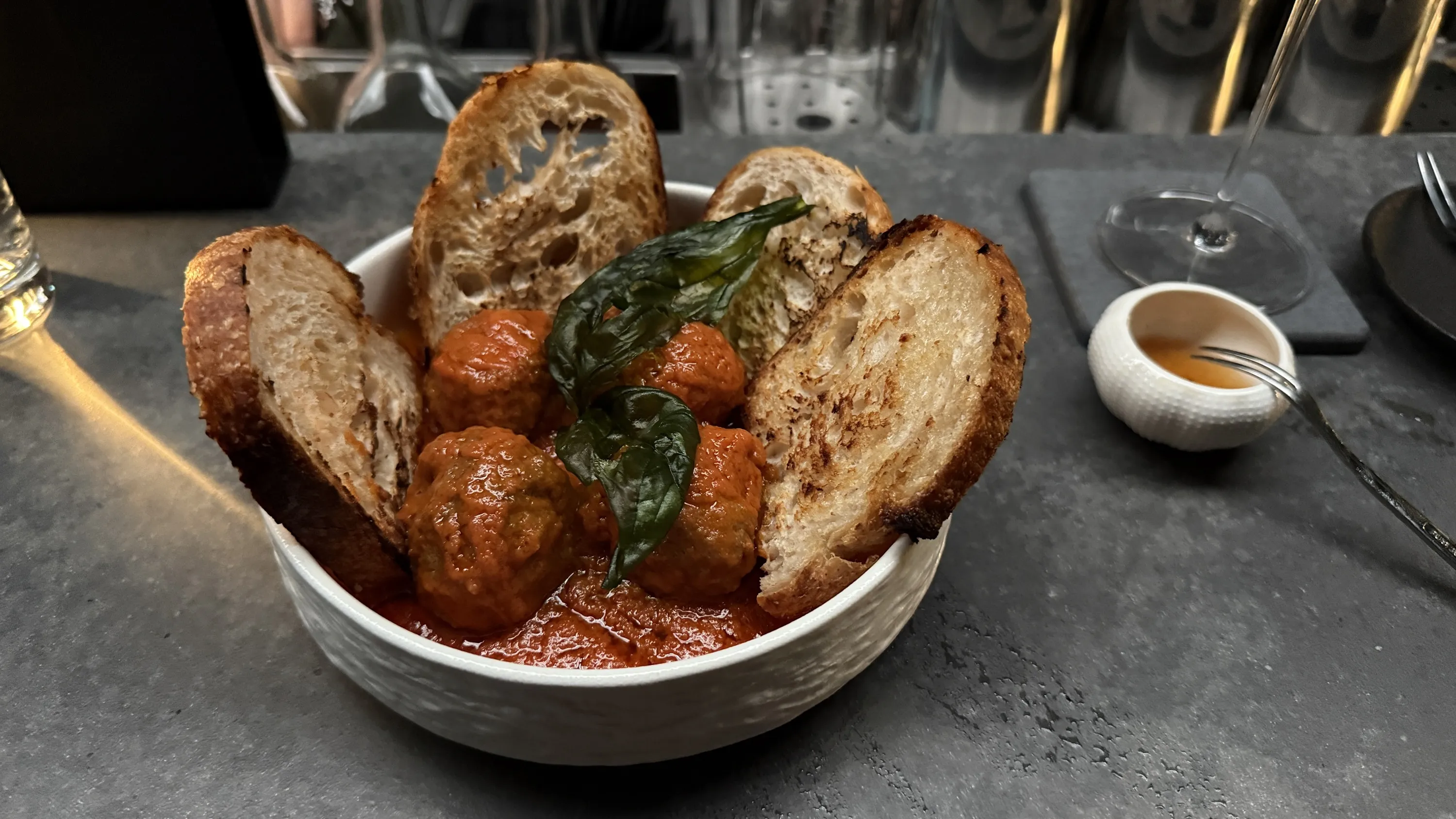 Bar Mind Cheesy Meatballs