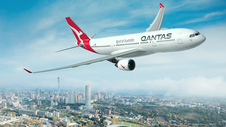Qantas Fly Over JHB Qantas Fly Over JHB