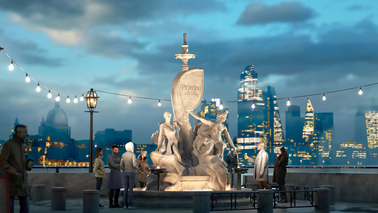 Peroni fountain Peroni fountain