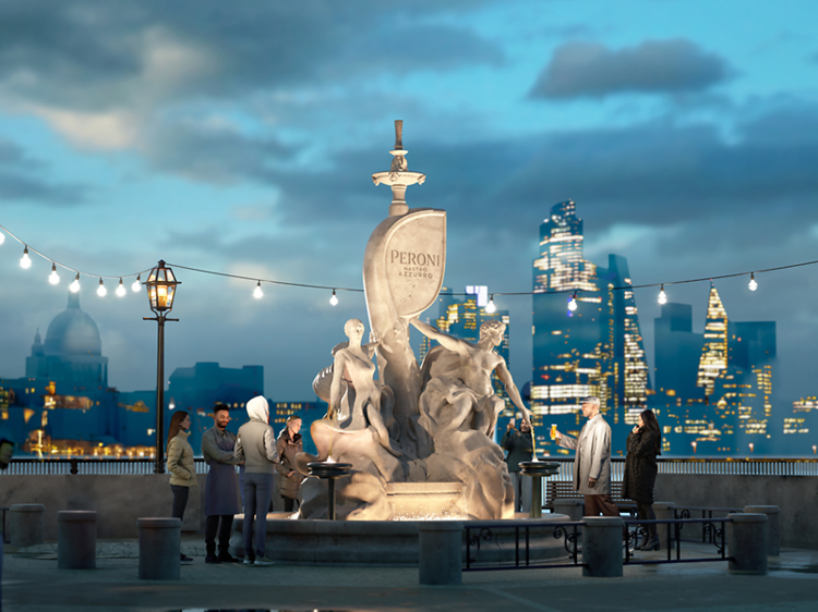 La Fontana di Peroni pop-up La Fontana di Peroni pop-up